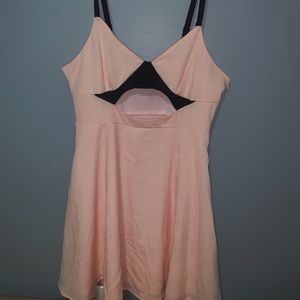 SOLD Nasty Gal Flowy Dress With Black Cutout